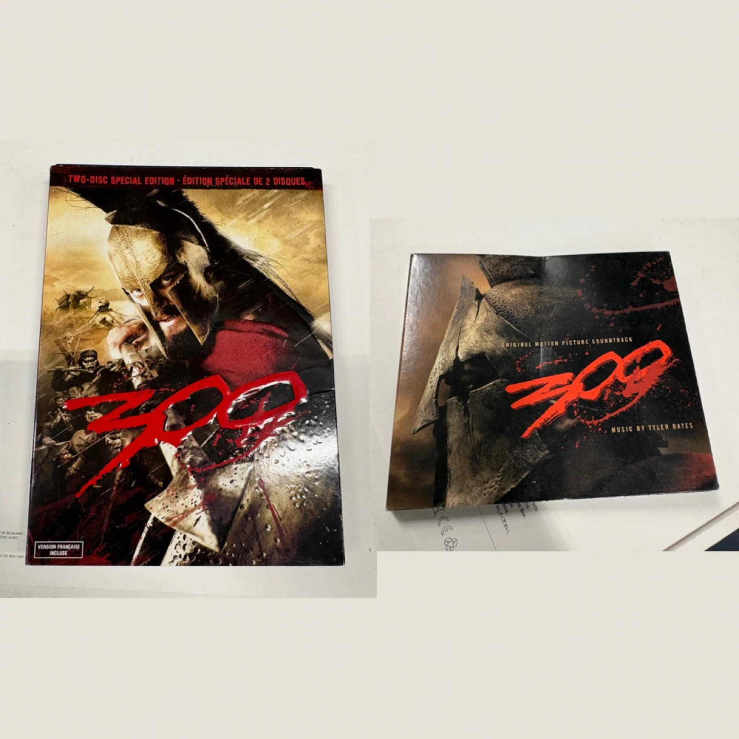 300 Movie Bundle (DVD + Soundtrack CD)