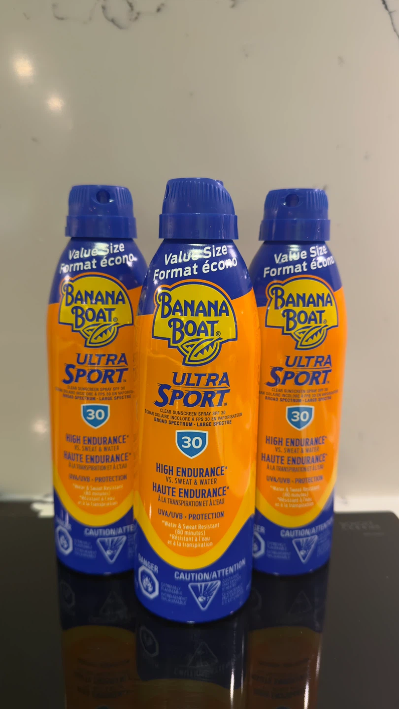 Banana Boat Ultra Sport SPF 30 Sunscreen Spray - 3 Pack