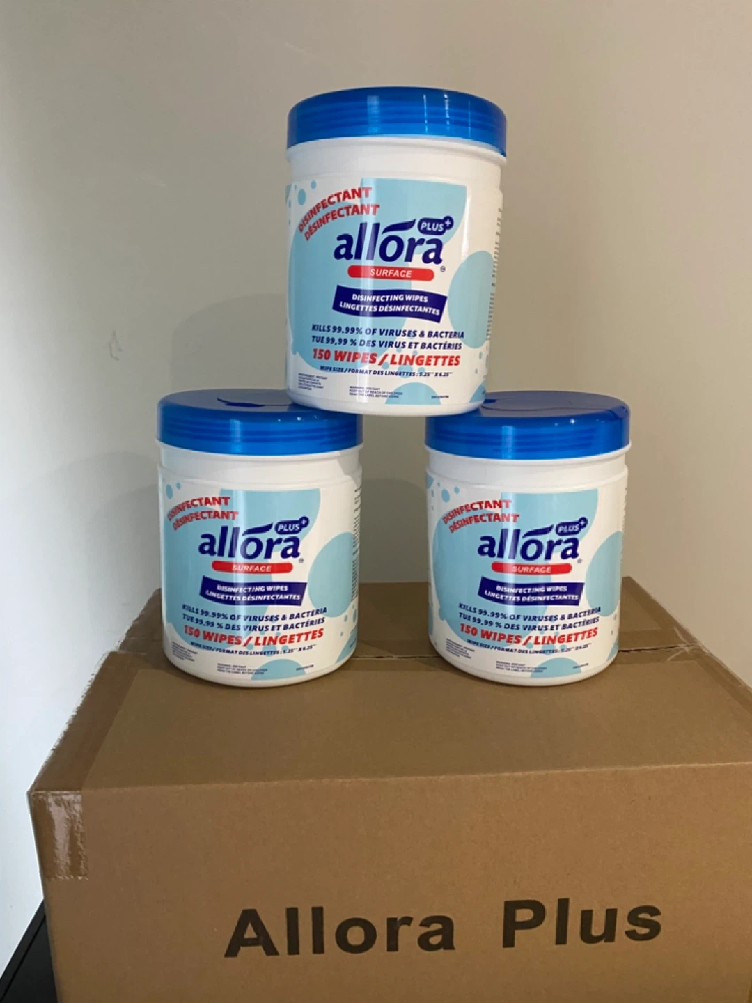 Allora Plus Surface Disinfecting Wipes - 150 Count - photo 2