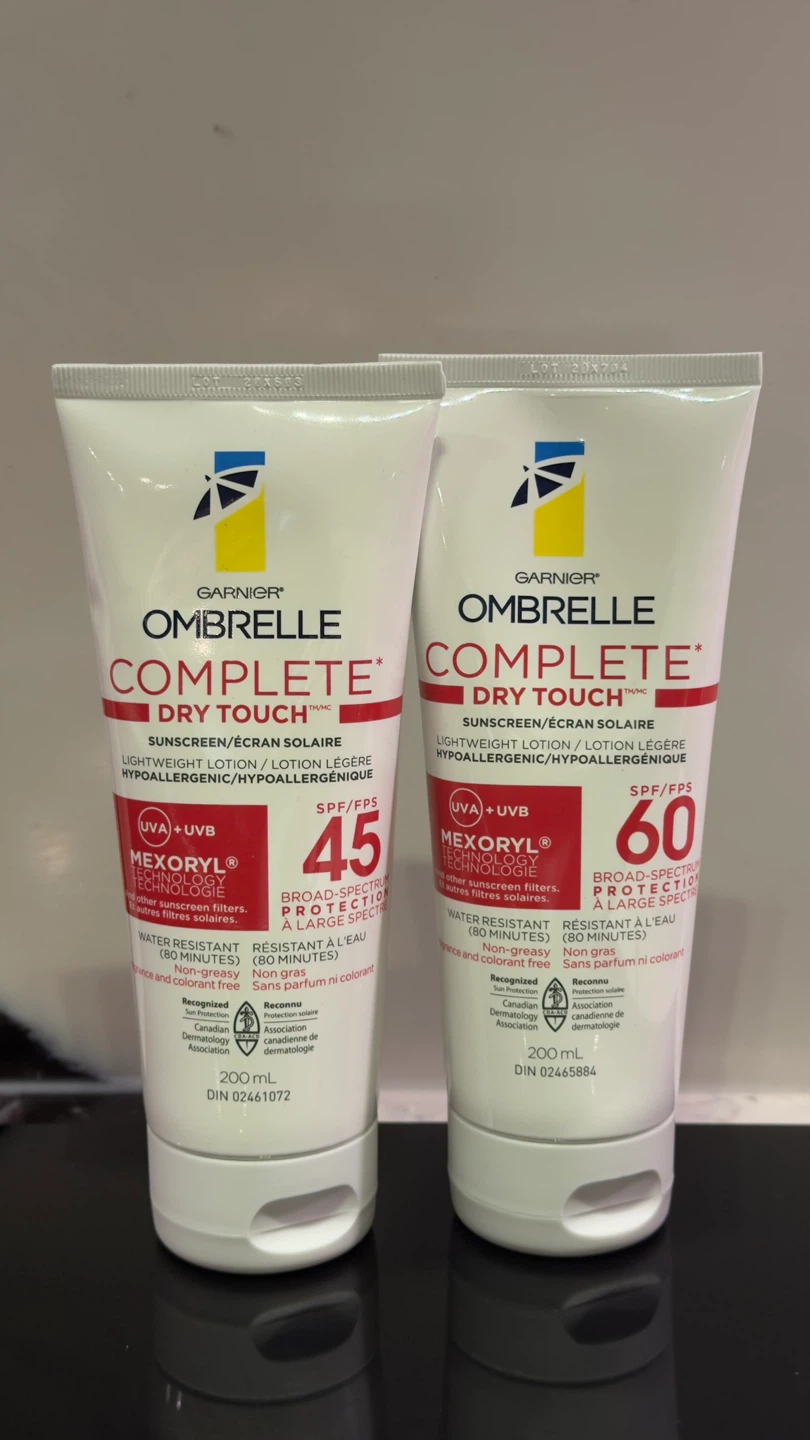Garnier Ombrelle Complete Dry Touch Sunscreen Lotions (200 mL)
