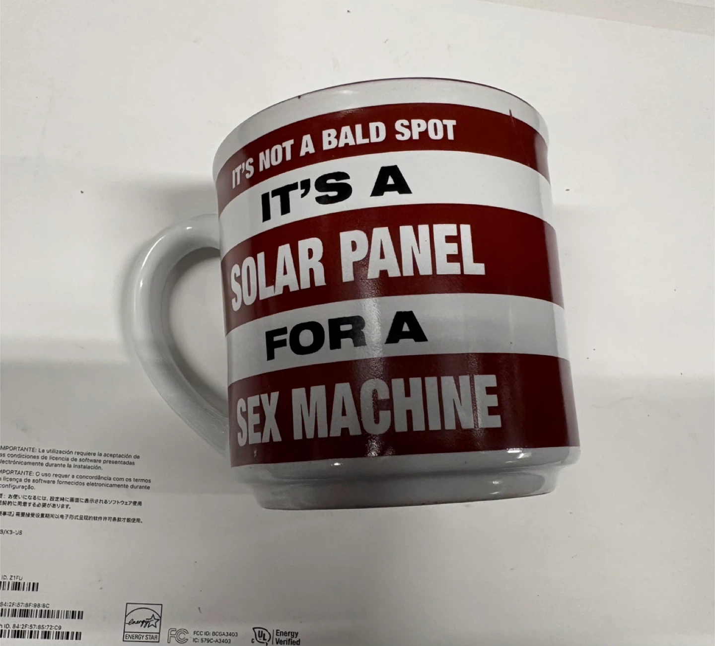 Funny Novelty Mug – “It’s Not a Bald Spot” - photo 3