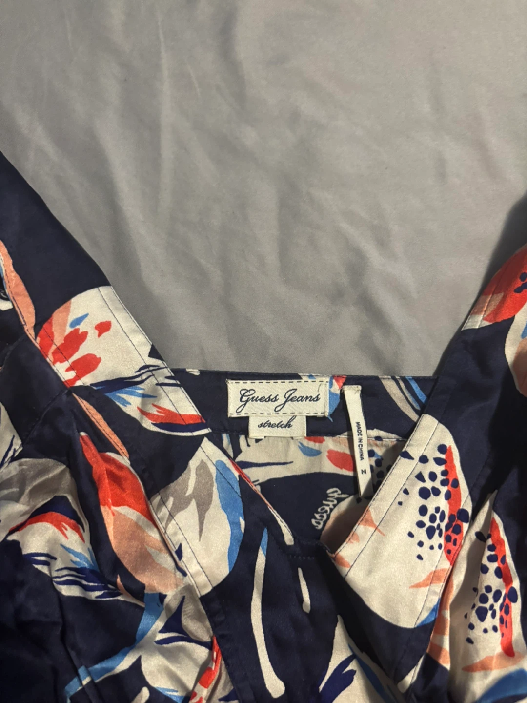Guess Jeans Stretch Floral Tank Top Size M - photo 2