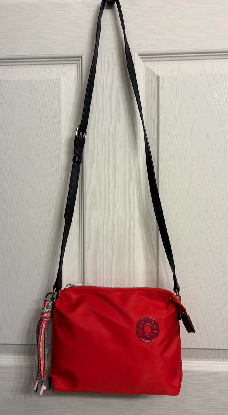 Bimba y Lola Bright Red Nylon Crossbody Bag - photo 2
