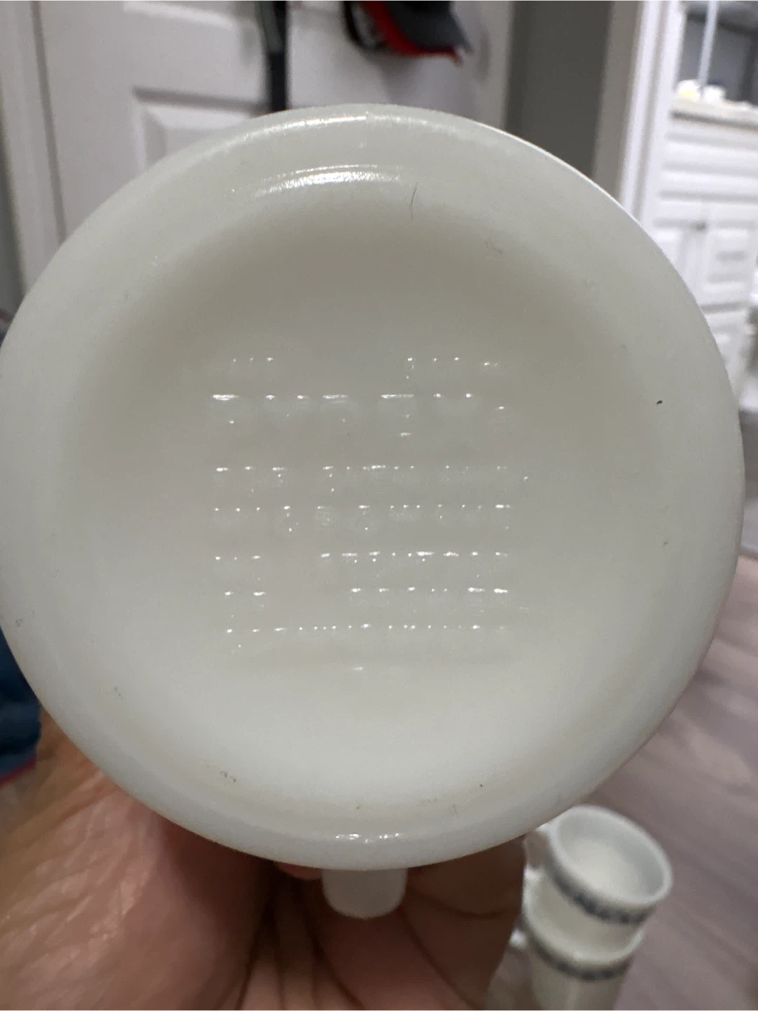 Vintage Pyrex Milkglass Coffee Mugs - Set of 6 - photo 2