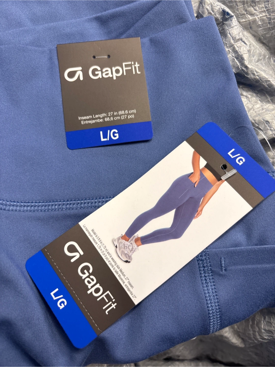 2pc GapFit Women's Active Leggings Size L/G - photo 3