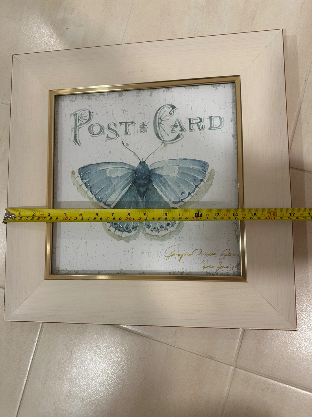 Framed Butterfly "Postcard" Wall Art - photo 3