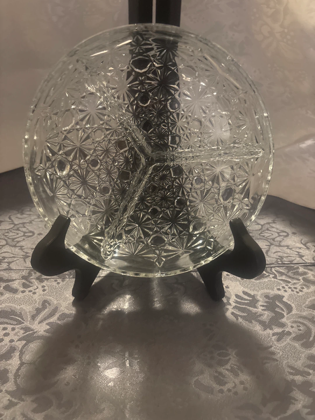 Glass Divided Serving Dish - photo 2