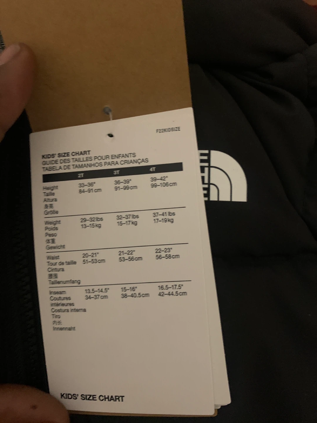 North face kids black jacket - photo 2
