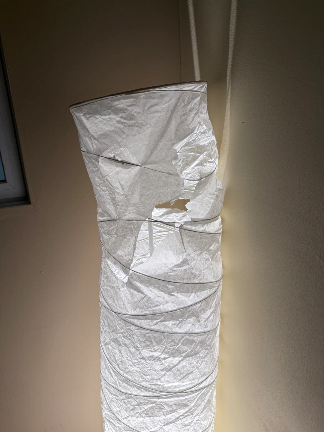 White Paper Floor Lamp Ikea