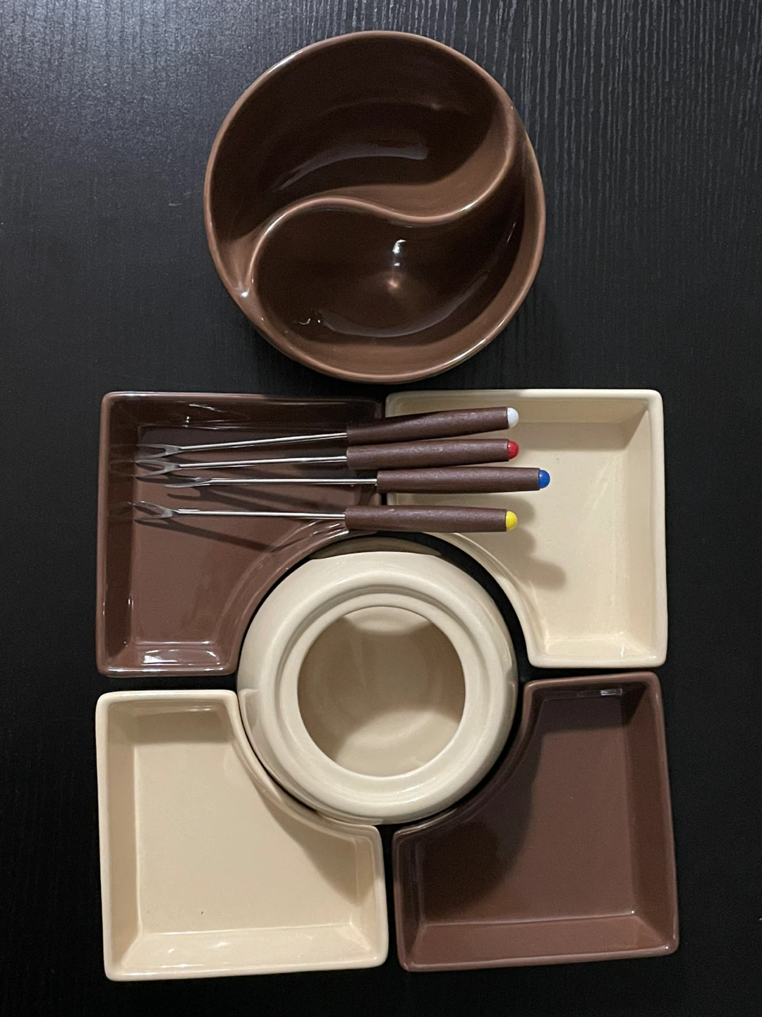 Stokes Chocolate Fondue Set with 4 Forks - photo 3