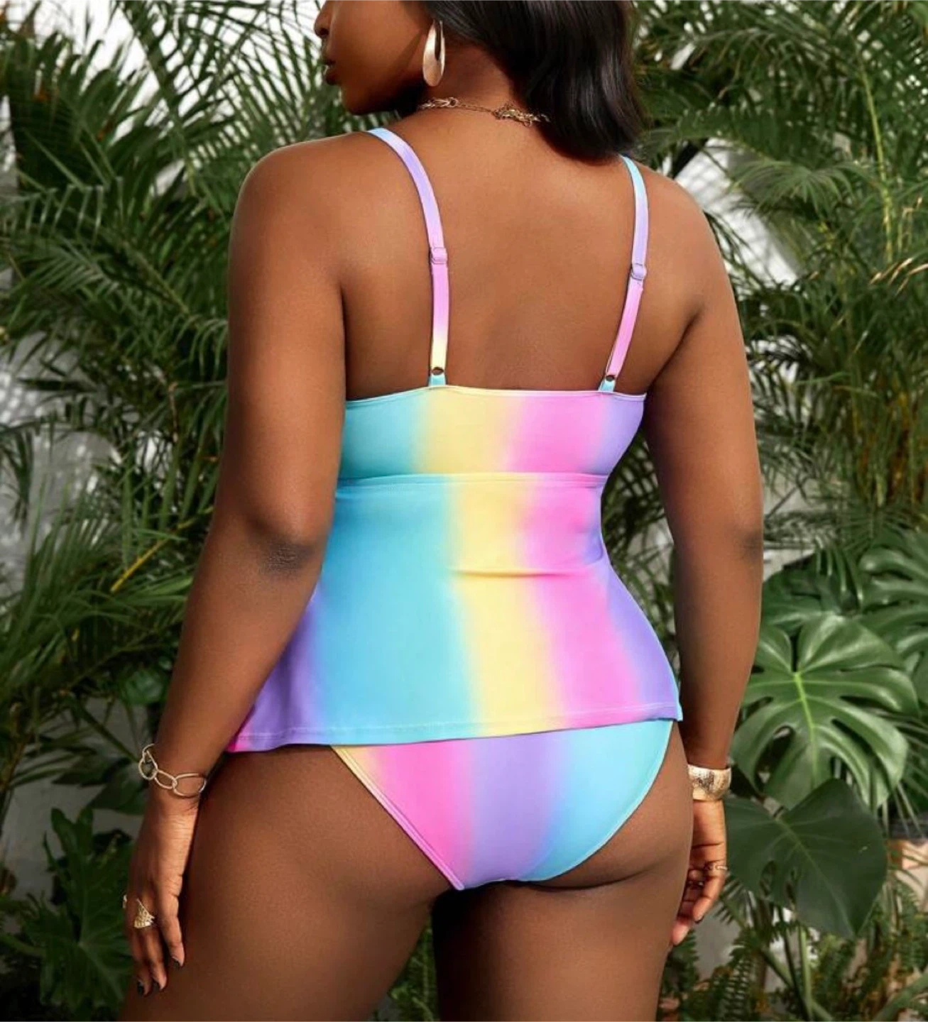 Women's Tie-Dye Tankini Swimsuit - photo 2