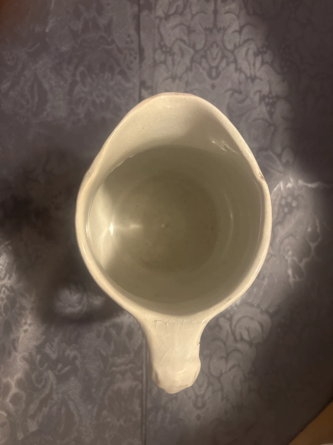 Willets Ironstone China Creamer Pitcher Floral Design - photo 3