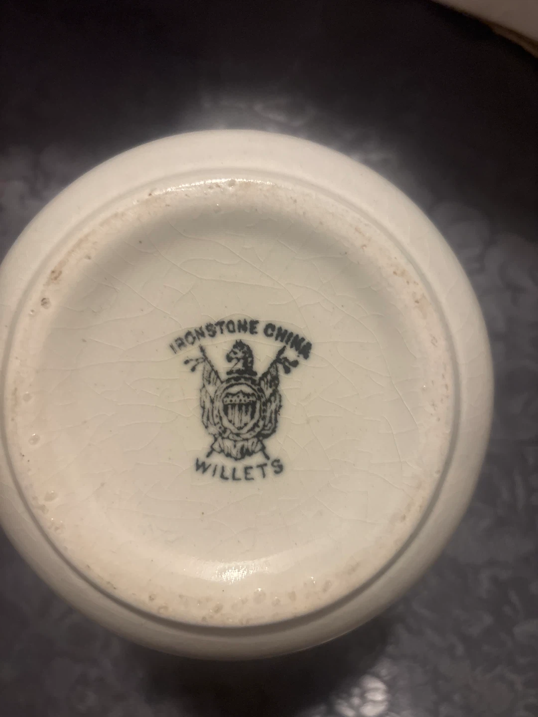 Willets Ironstone China Creamer Pitcher Floral Design - photo 4