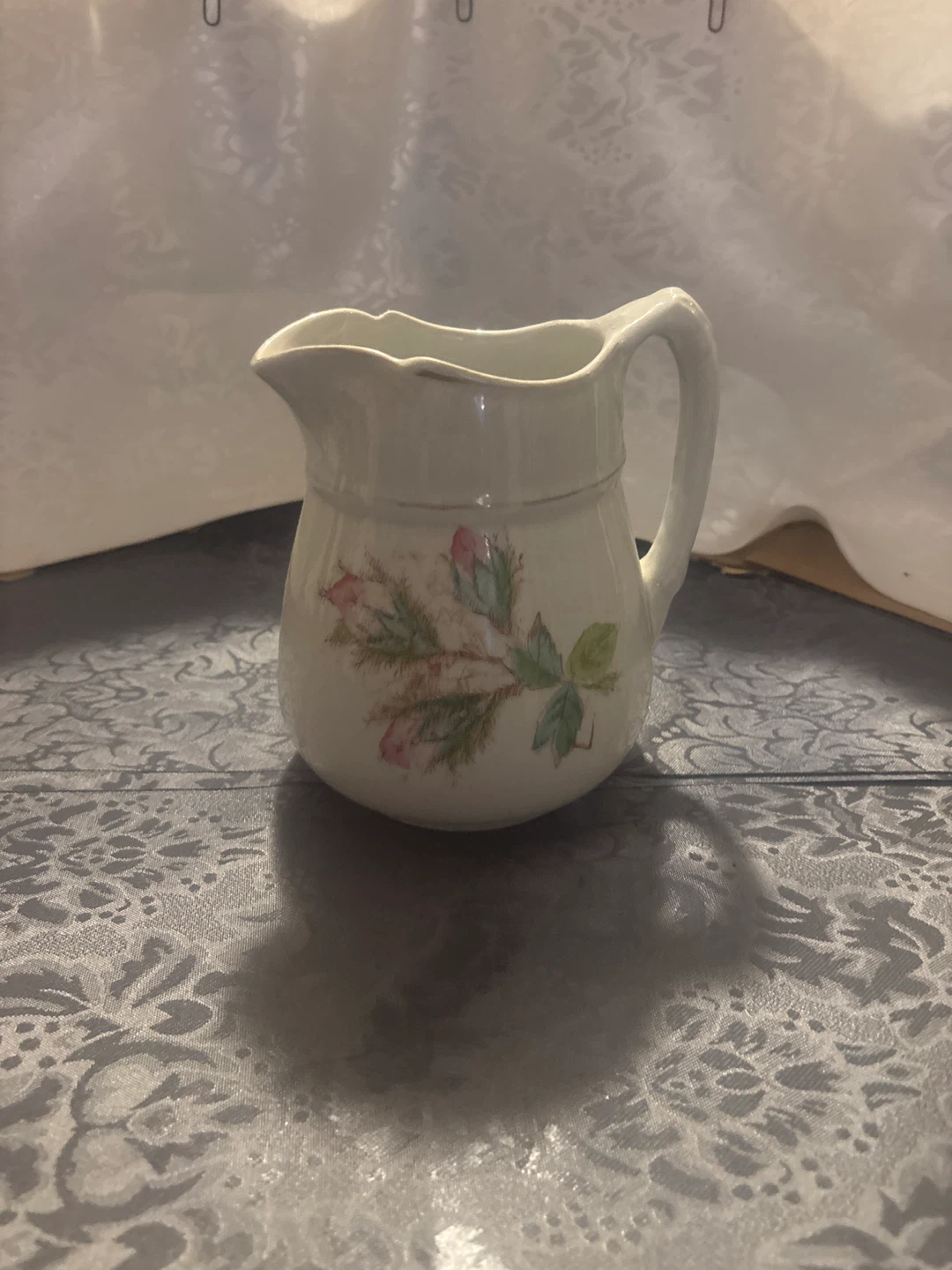 Willets Ironstone China Creamer Pitcher Floral Design - photo 2