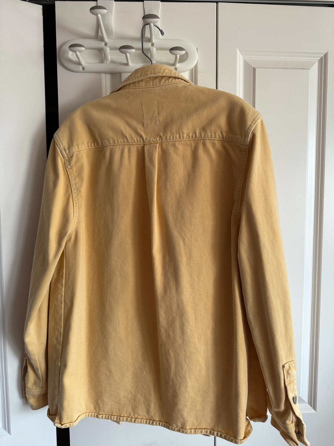 ZARA Yellow Relaxed Fit Shirt Jacket - photo 3
