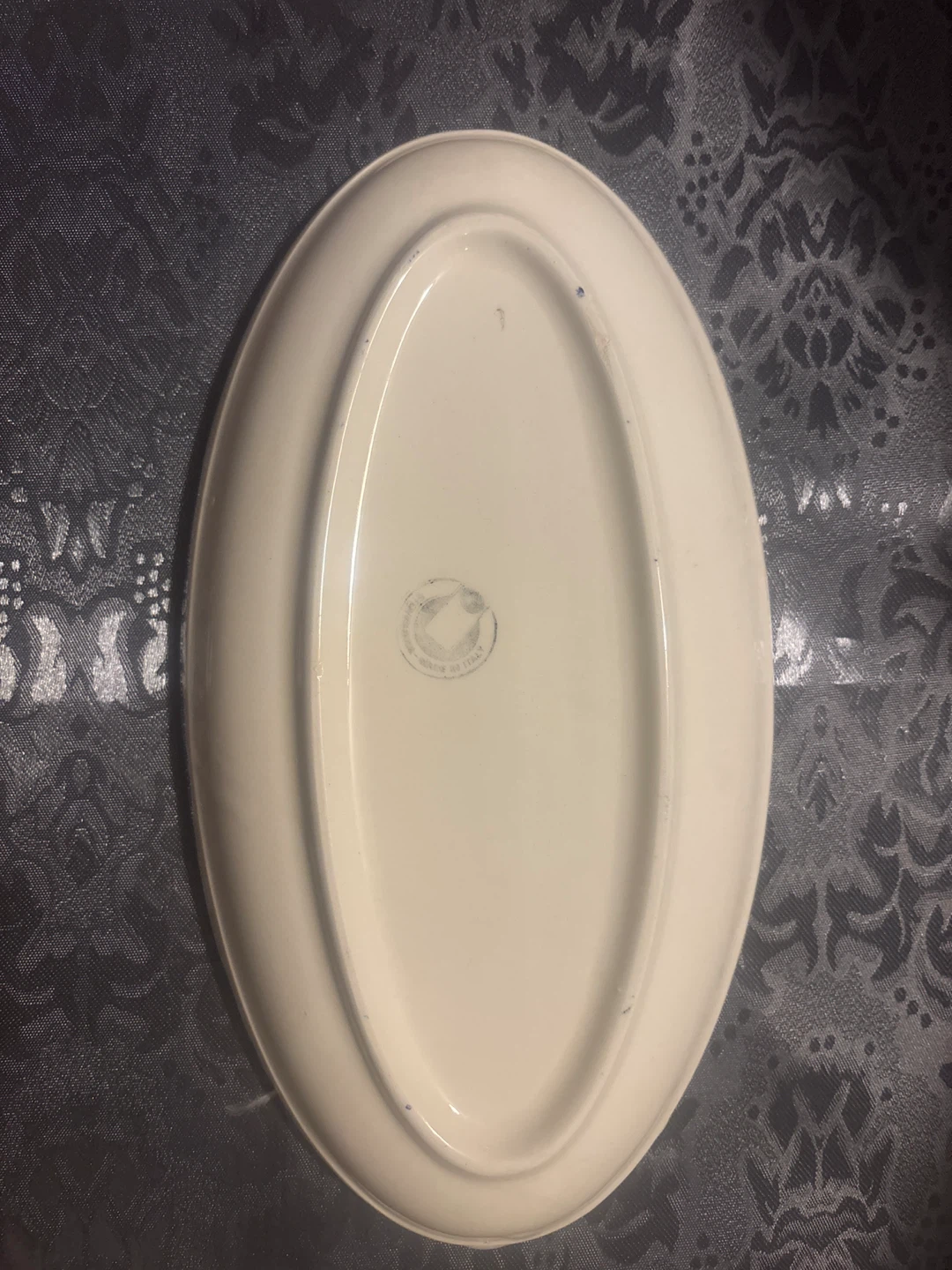 Oval Platter with Fruit Design - photo 2