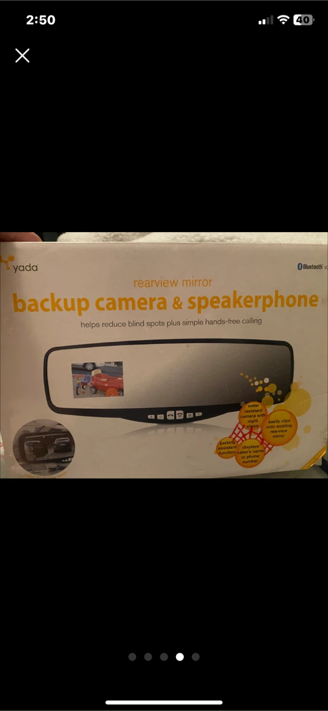 Yada Backup Camera & Speakerphone Rearview Mirror - photo 2