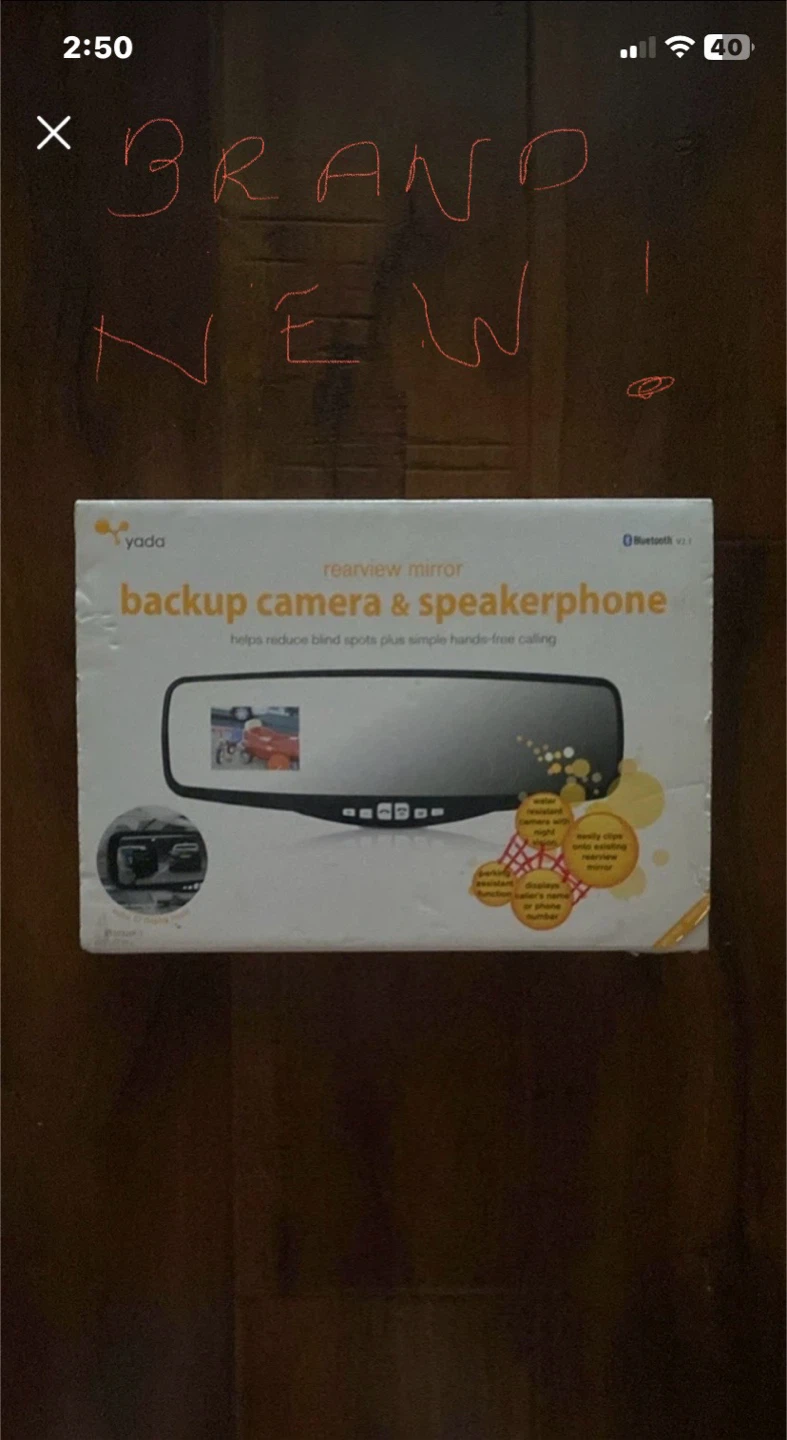 Yada Backup Camera & Speakerphone Rearview Mirror