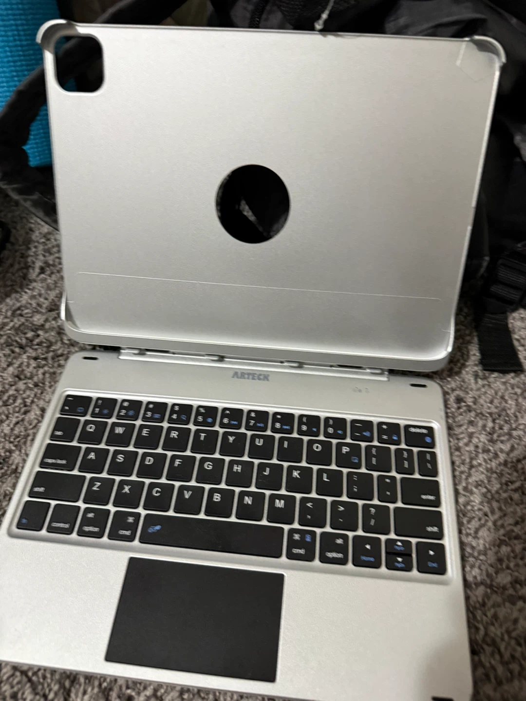 ARTECK Silver Keyboard Case for iPad Pro 12.9 inch
