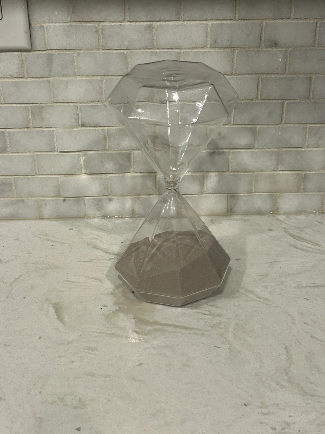 Diamond Shaped Hourglass Sand Timer