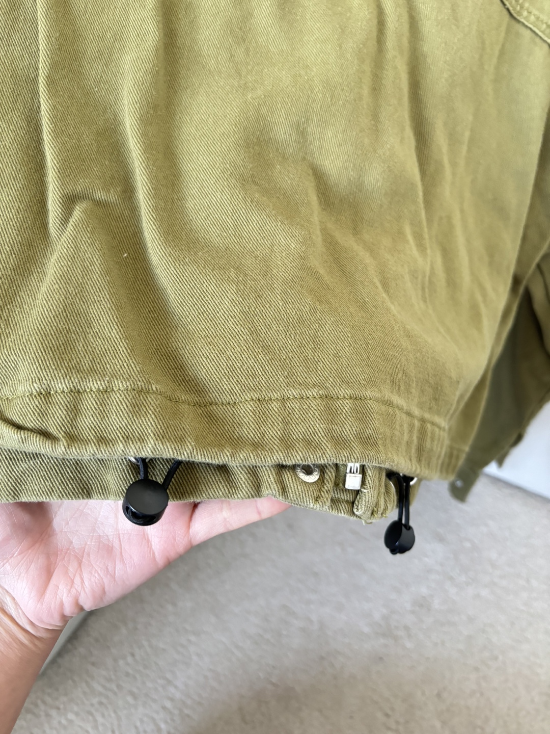 Forever 21 Cropped Utility Jacket - Olive Green - photo 4