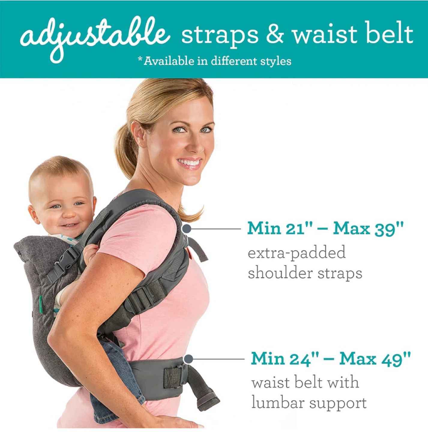 Infantino 4 Ways to Carry Baby Carrier - photo 2