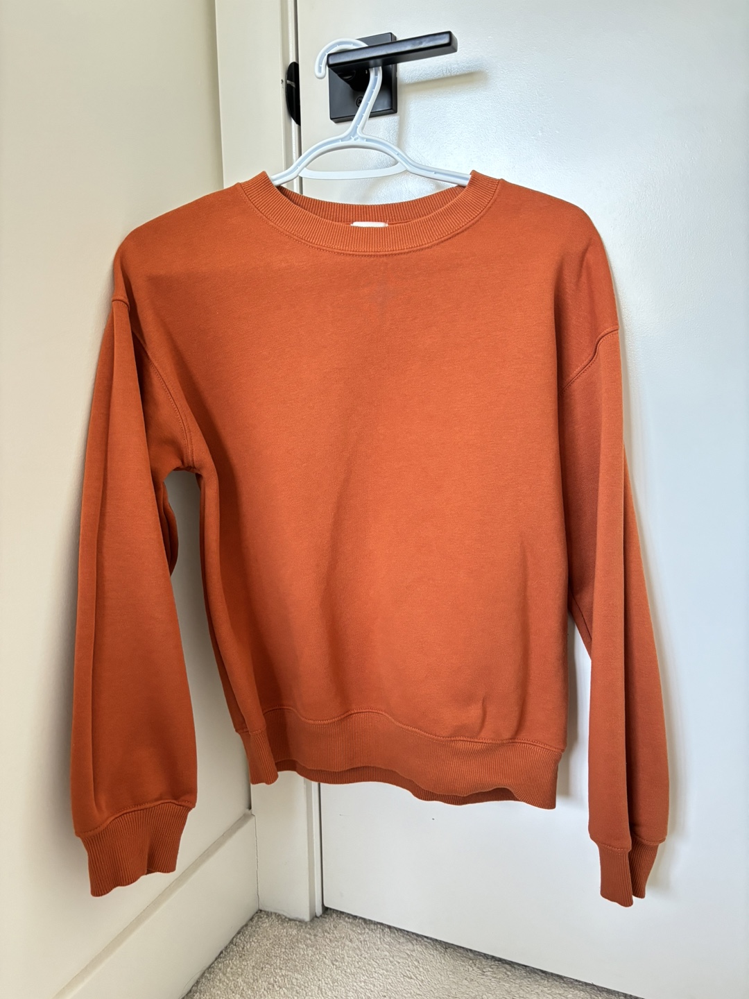 Orange Crewneck Sweatshirt - Size S