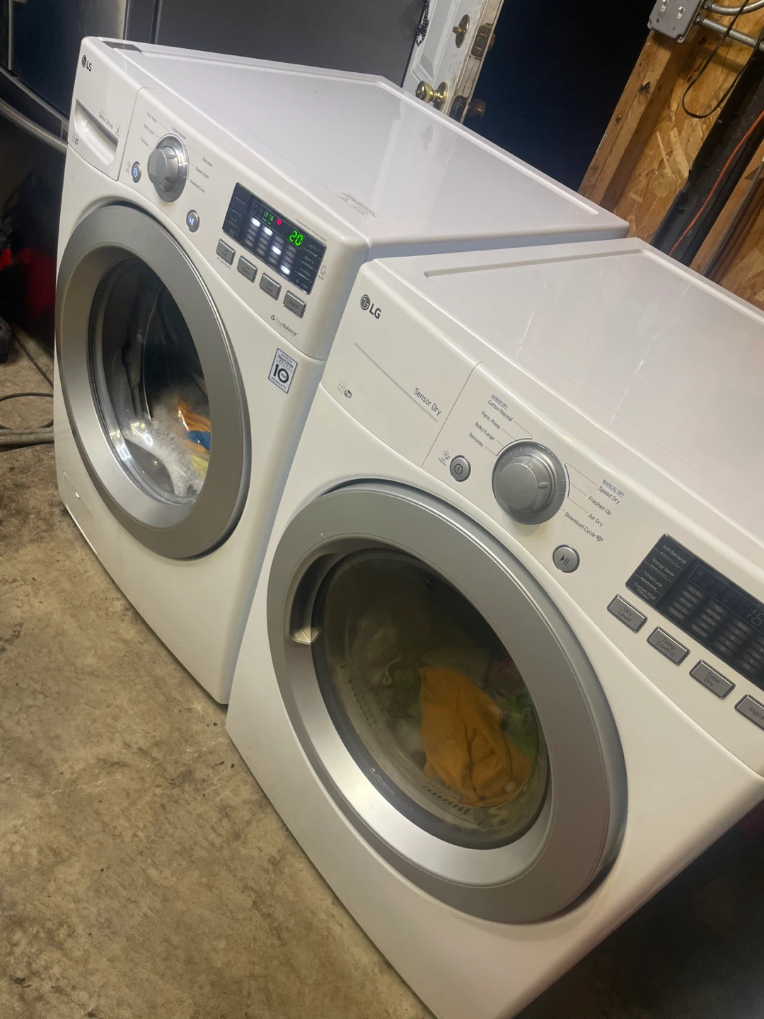 LG Front Load Washer and Dryer Set