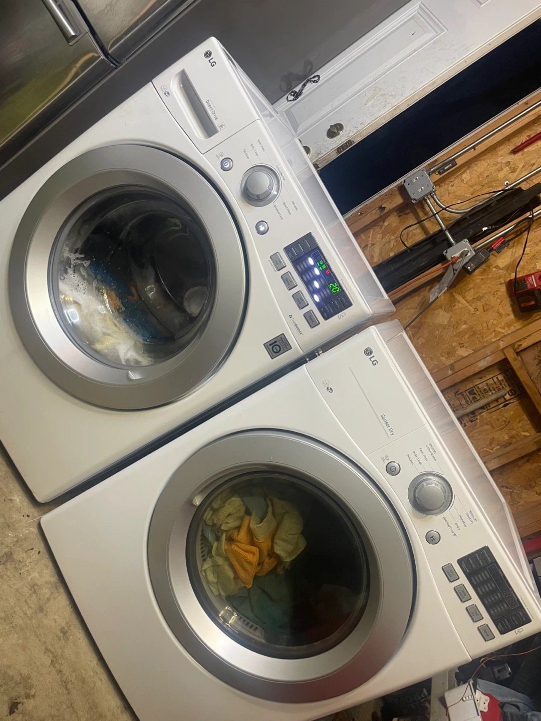 LG Front Load Washer and Dryer Set - photo 3