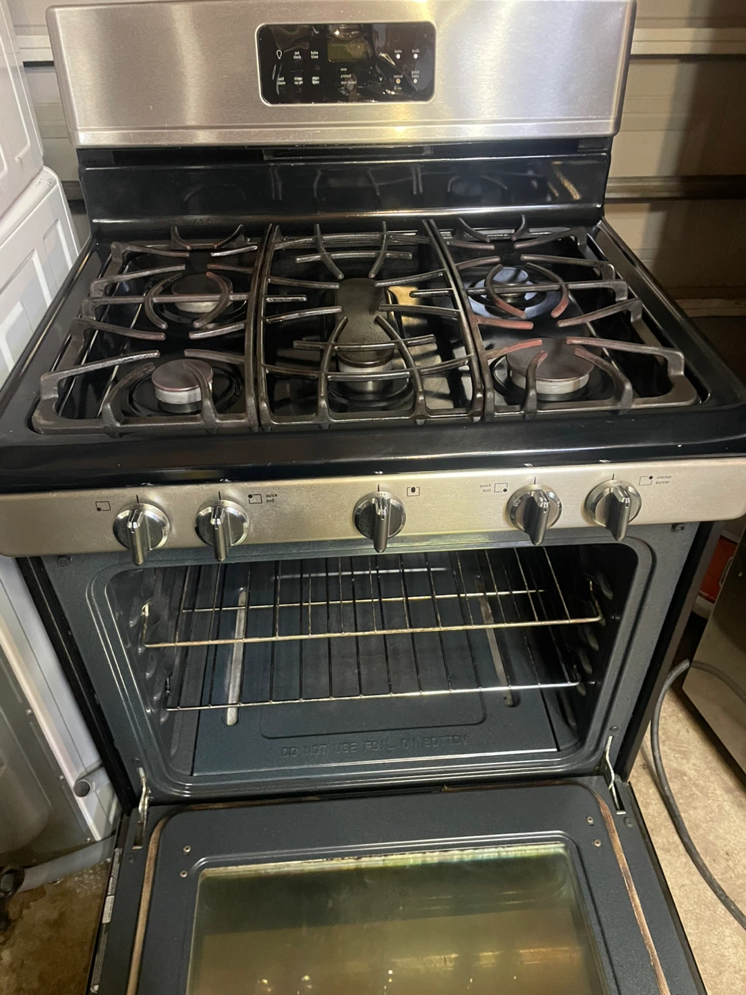 Stainless Steel Gas Range
