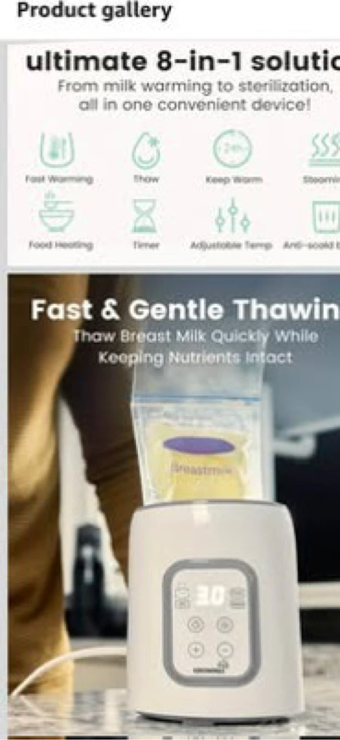 Growsy 8-in-1 Baby Bottle Warmer - photo 5