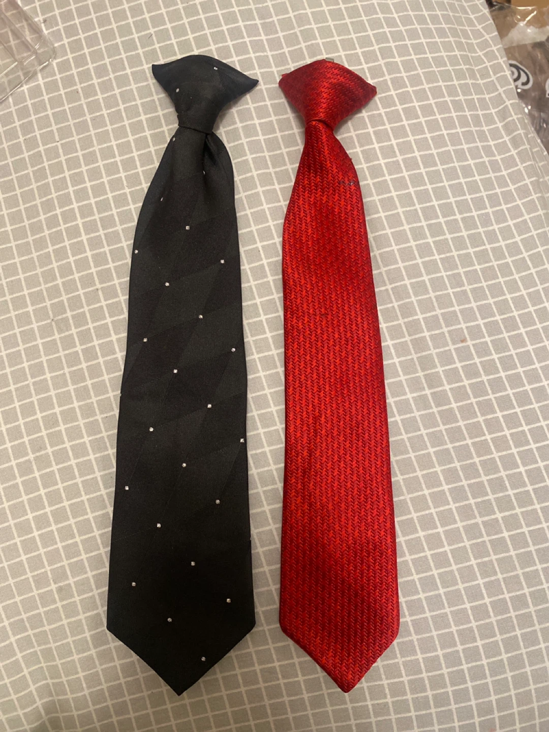 Clip on ties