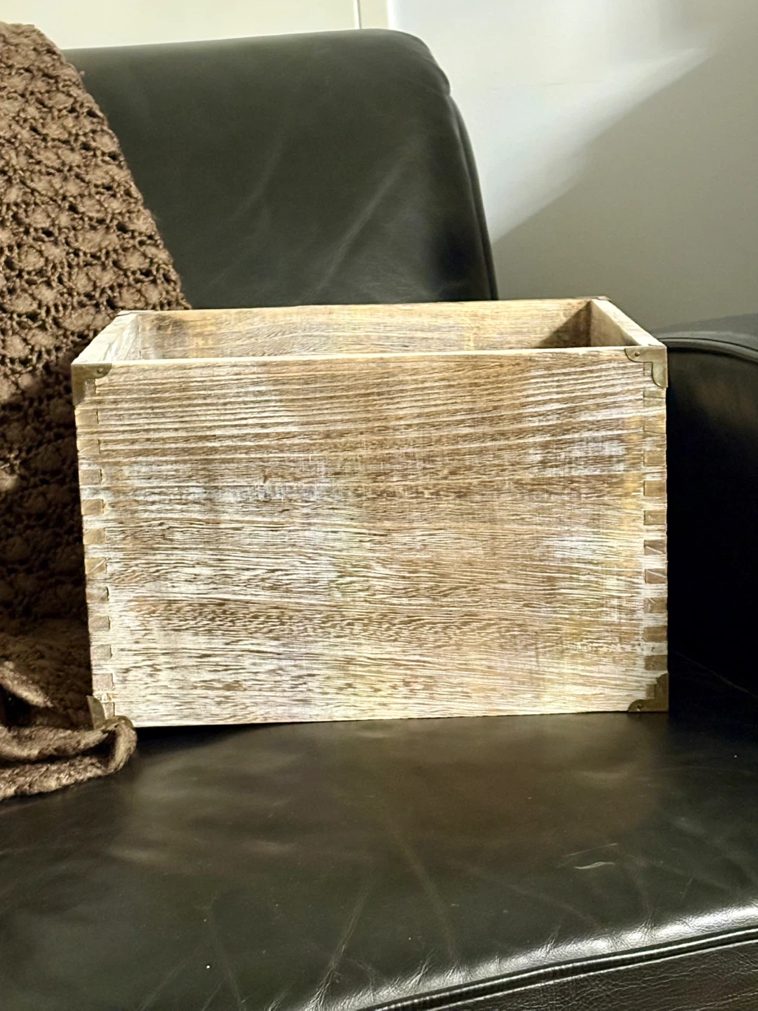 Rustic Wooden Storage Crate