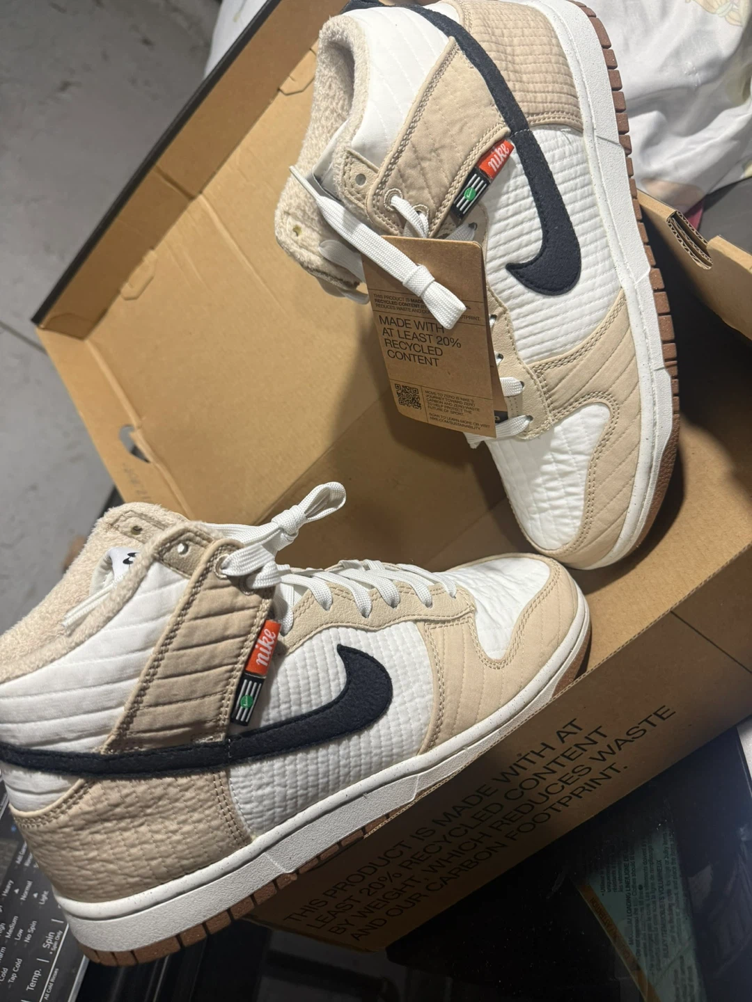 Nike Dunk Hi Retro NN "Rattan/Black-Summit White-Sail" - photo 2