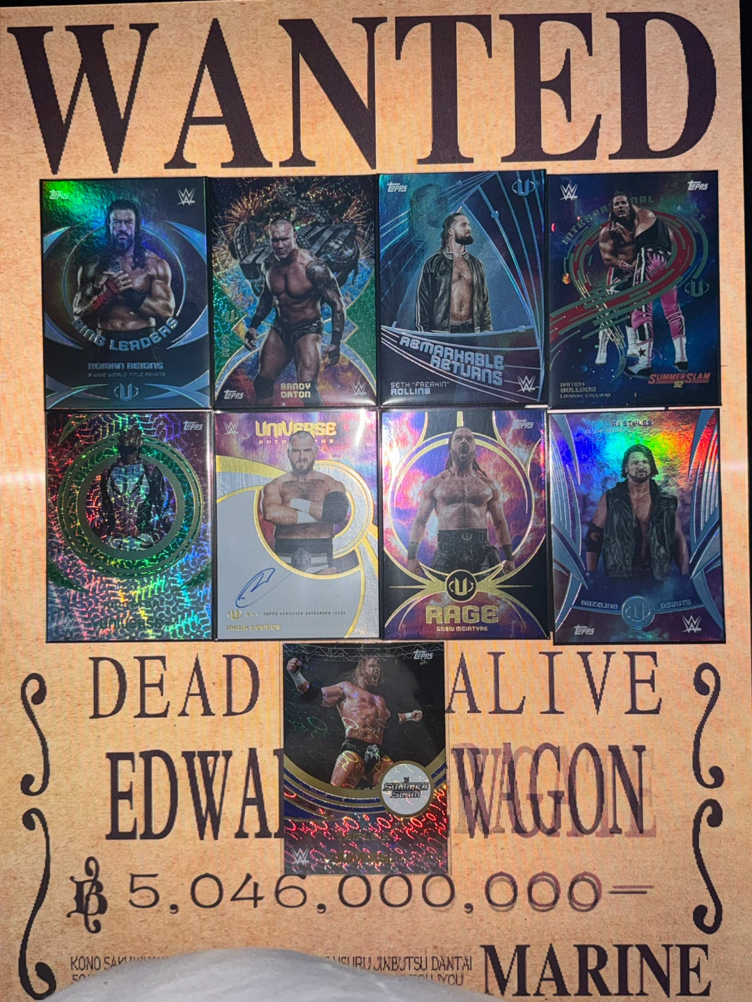 WWE UNIVERSE TOPPS 2025