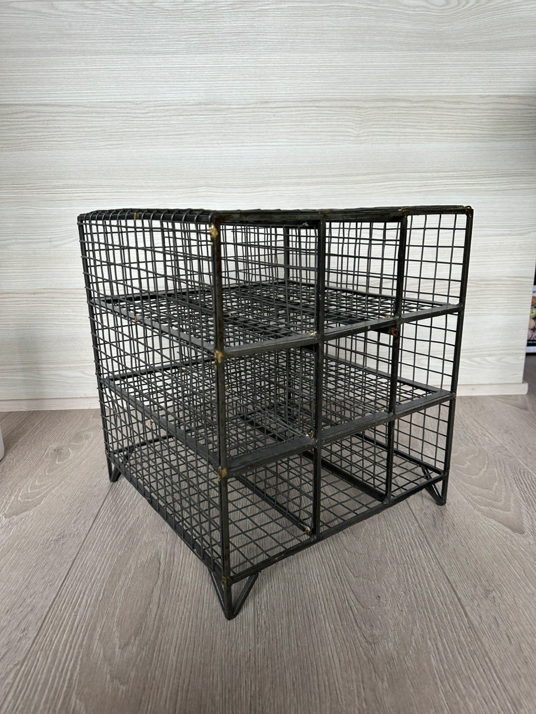 West Elm Industrial 9-Bottle Wine Rack