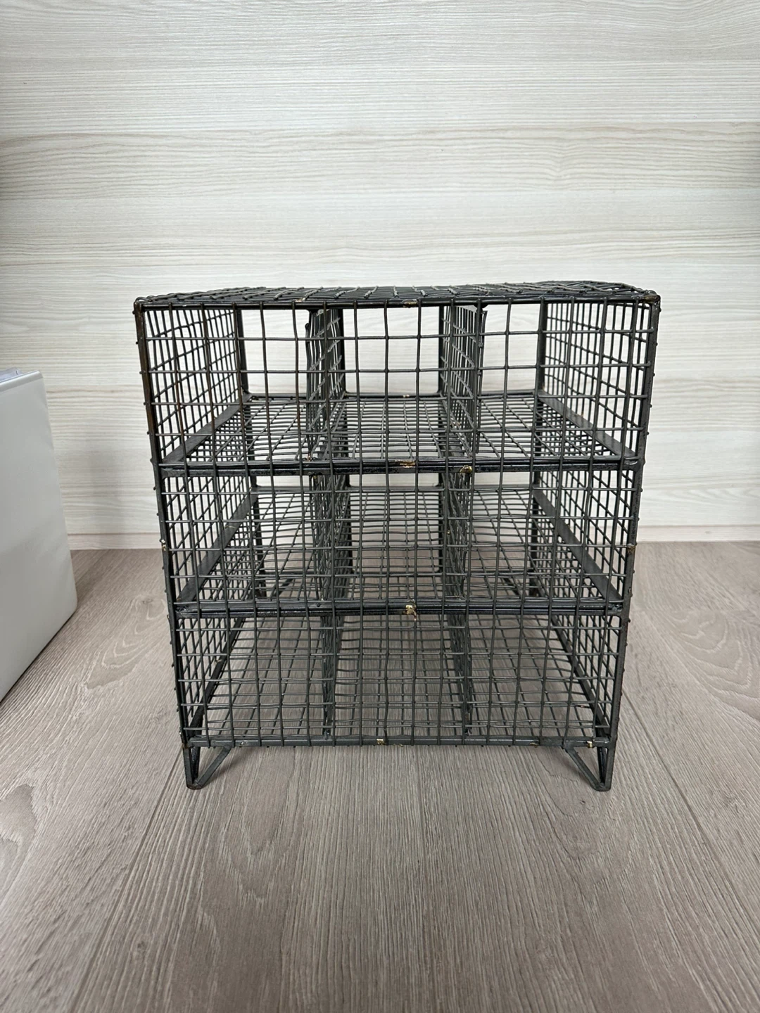 West Elm Industrial 9-Bottle Wine Rack - photo 2