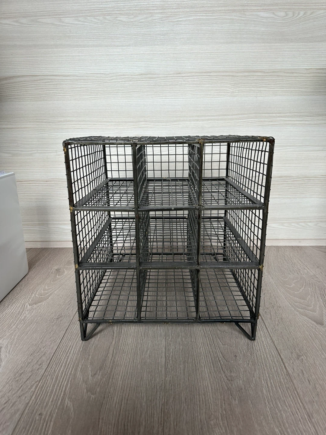 West Elm Industrial 9-Bottle Wine Rack - photo 3