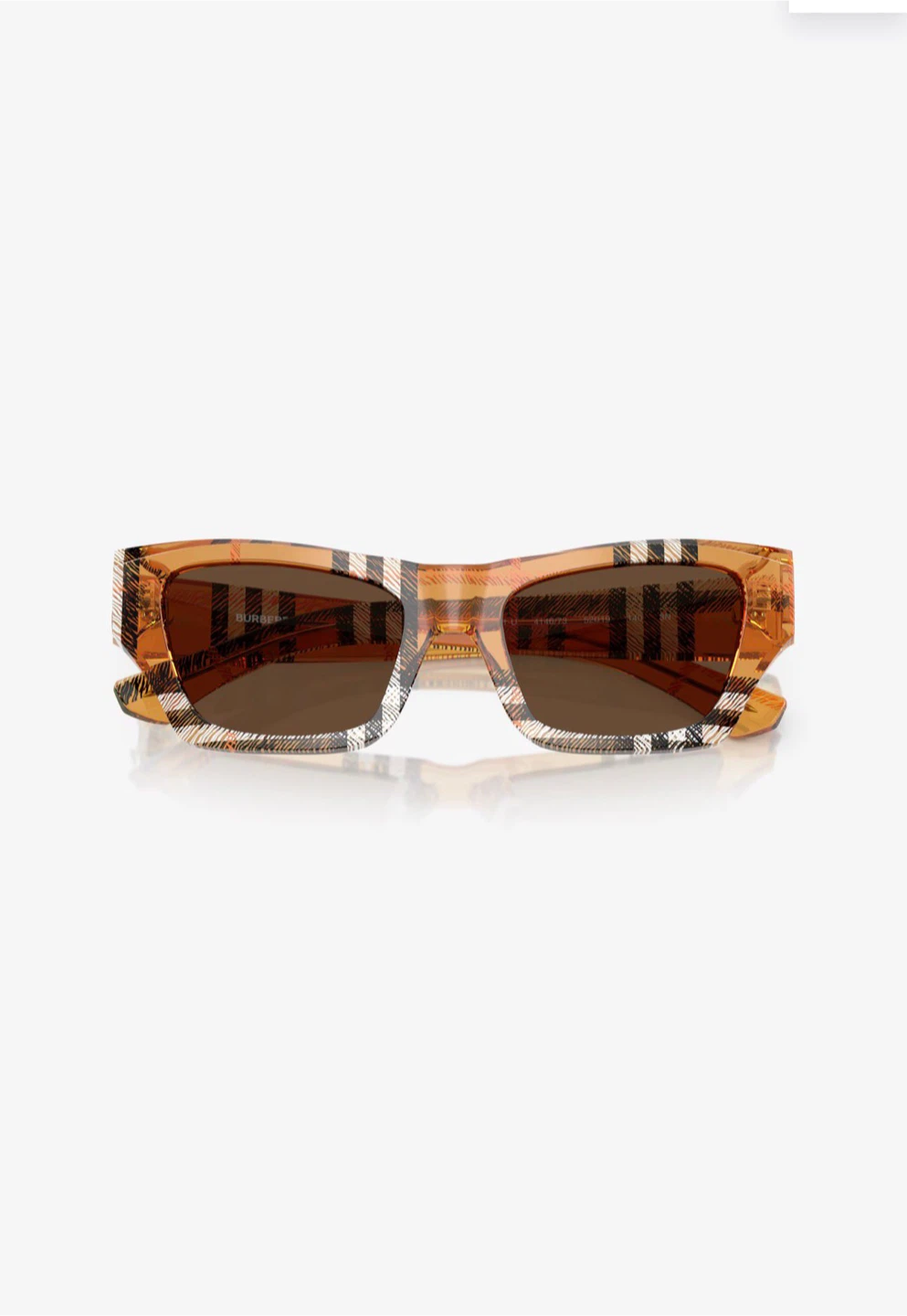Burberry Sunglasses - Transparent Brown Plaid
