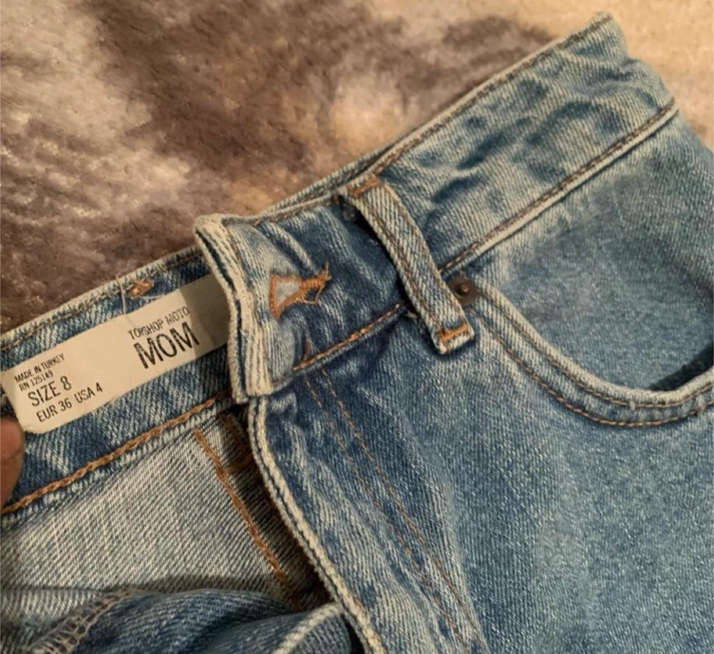 Topshop Mom Jean Shorts - photo 3