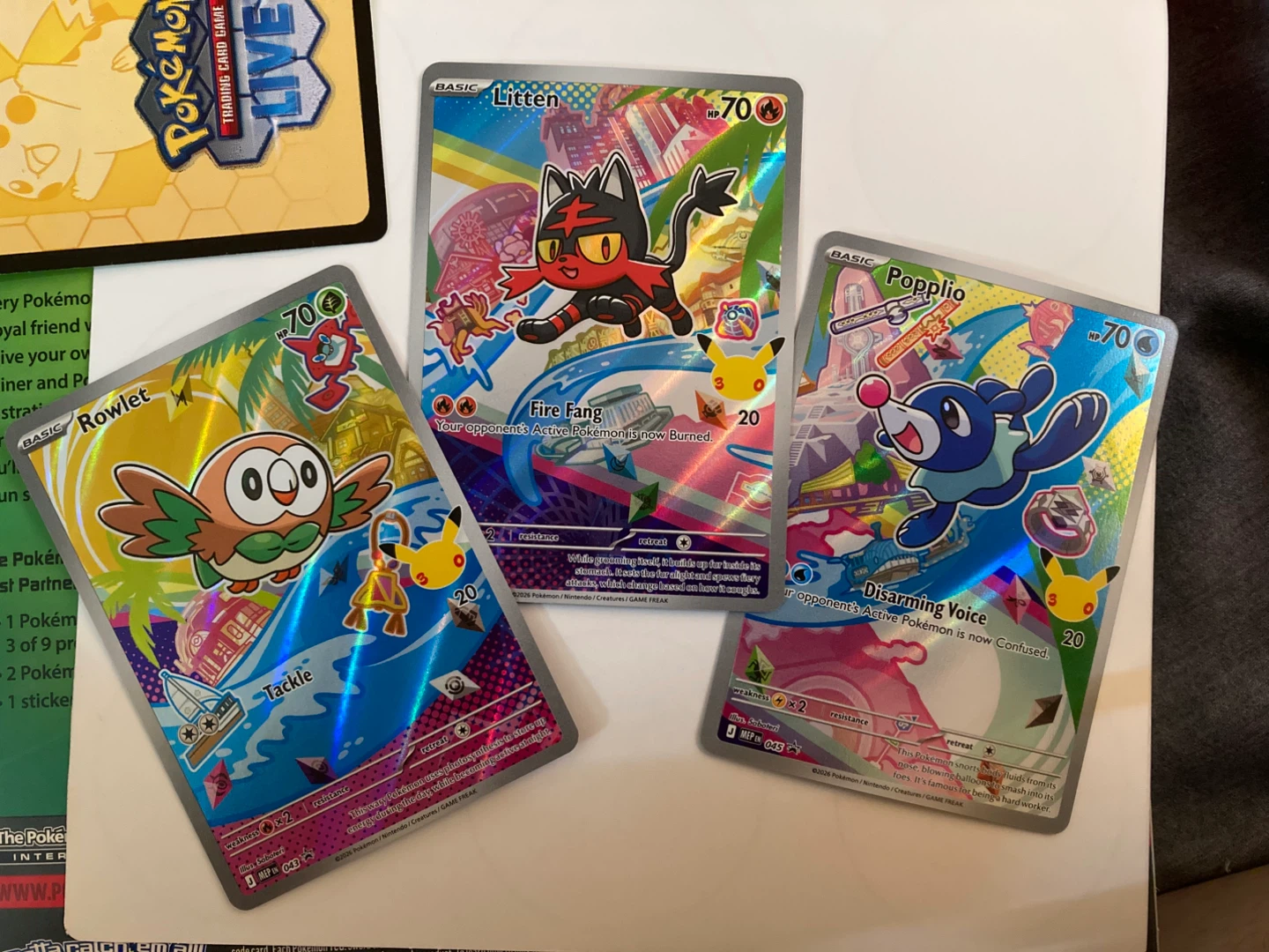 Pokemon First Partner Series 1 Collection Cards