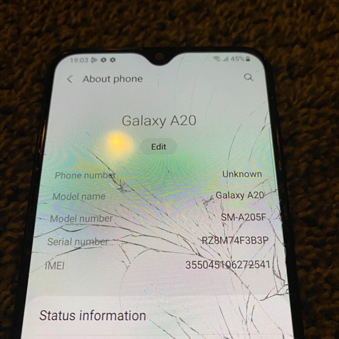 Samsung Galaxy A20 32GB - Deep Blue / Carrier Unlocked - photo 3