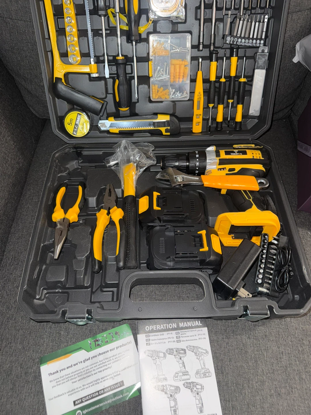 TEGATOL Cordless Drill Tool Set - photo 4