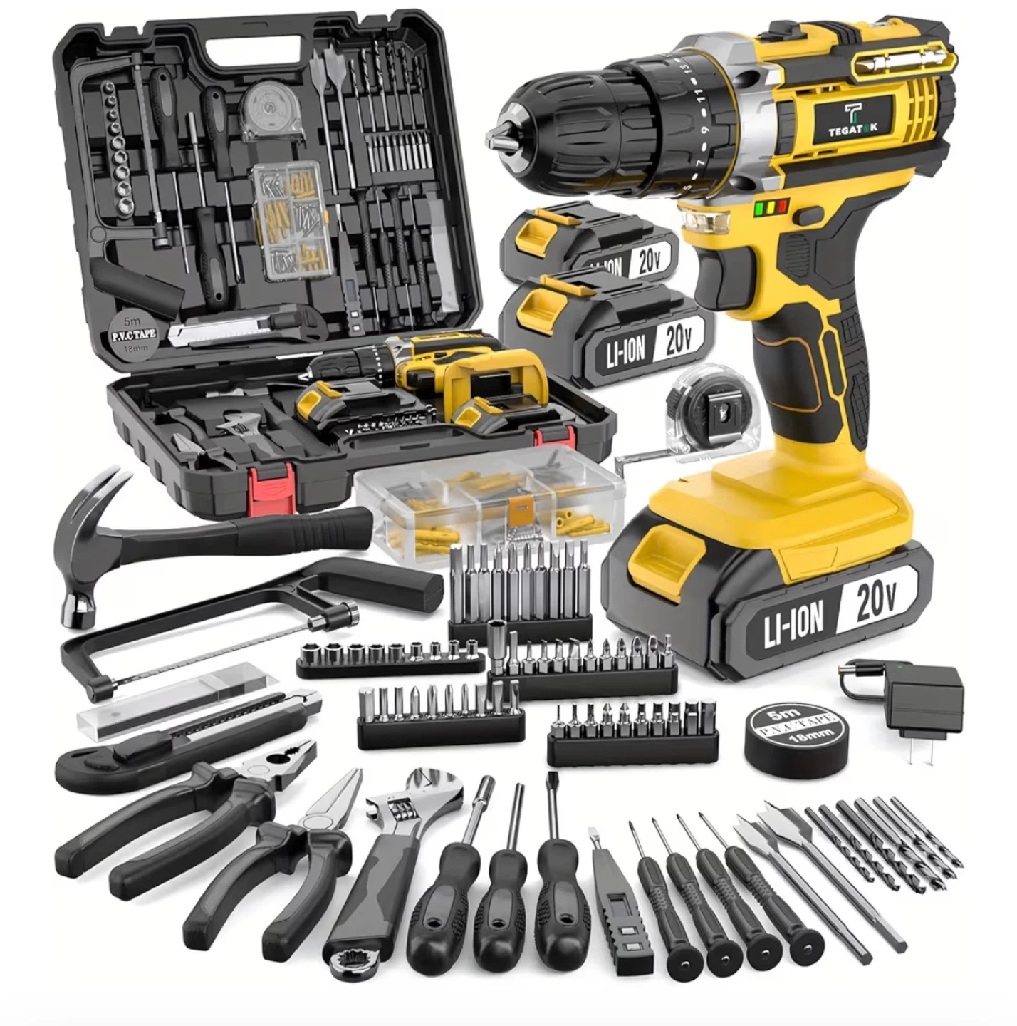 TEGATOL Cordless Drill Tool Set - photo 5