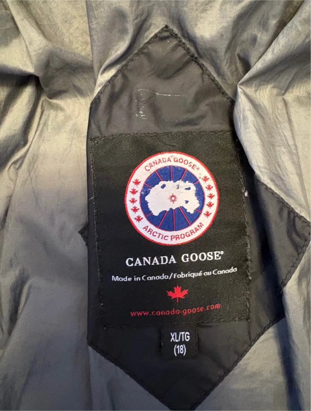 Canada Goose Black Puffer Jacket XL/TG - photo 2