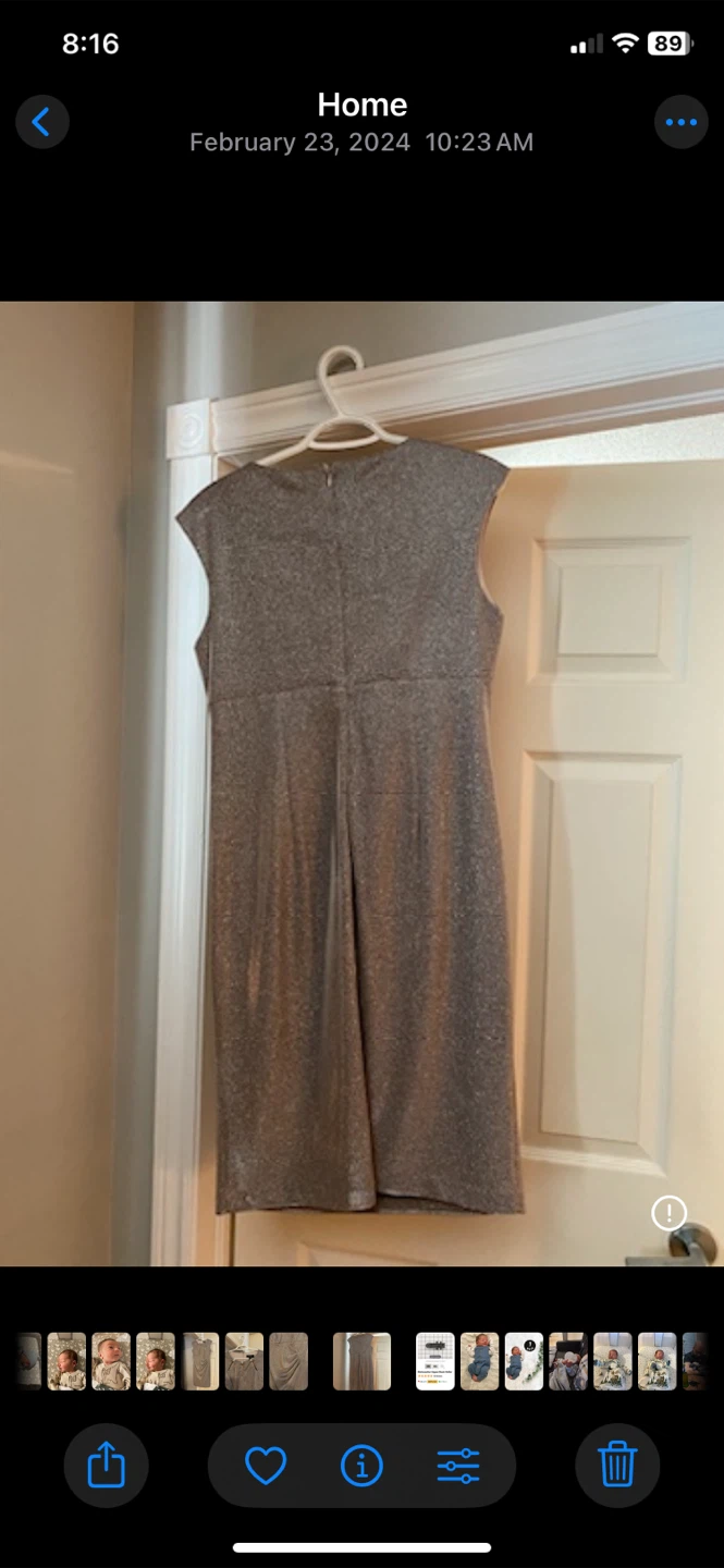 Sparkly Ruched Sheath Dress - photo 4