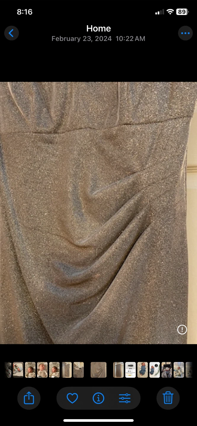 Sparkly Ruched Sheath Dress - photo 3