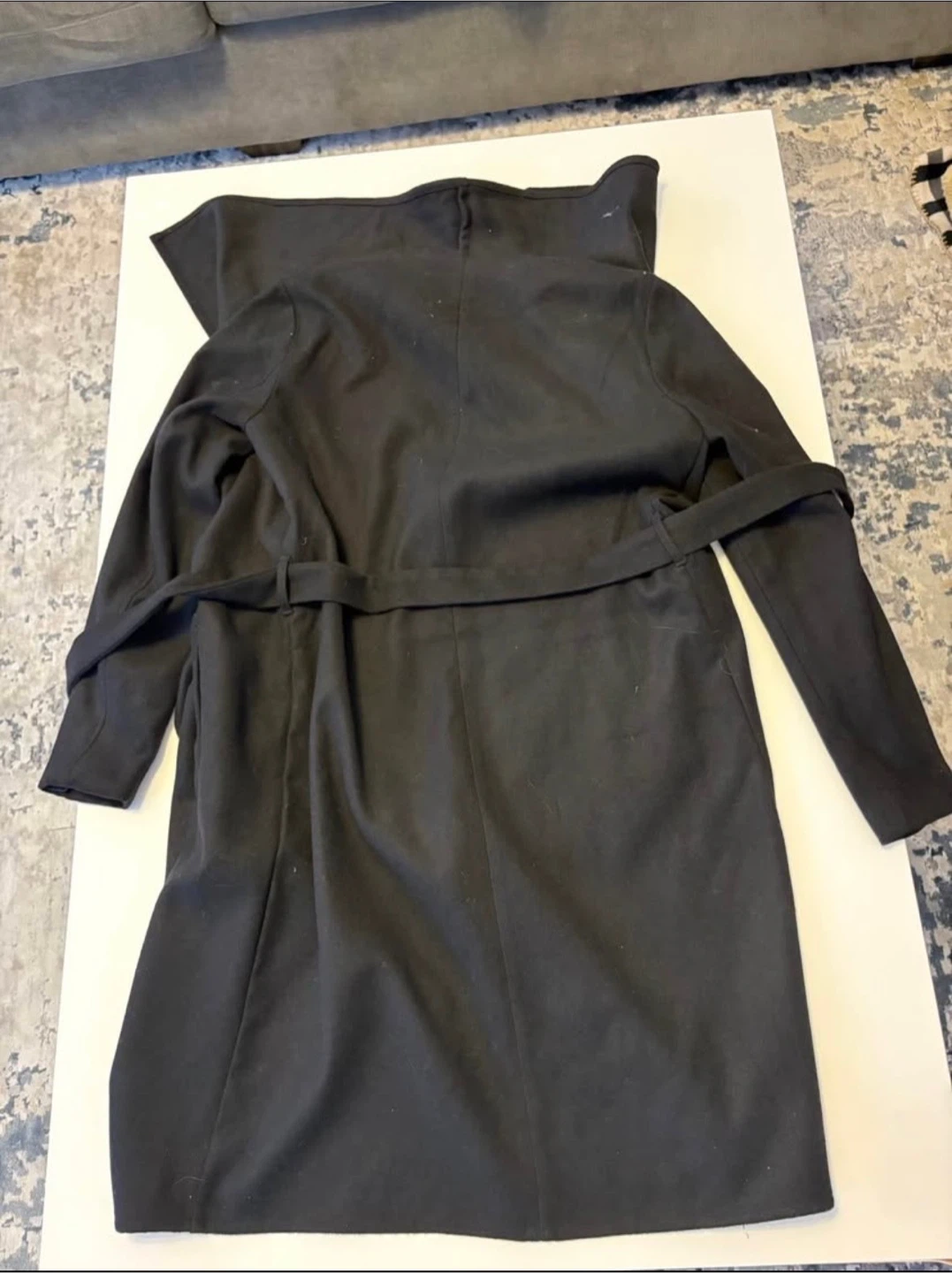 Black Maxi wool Coat