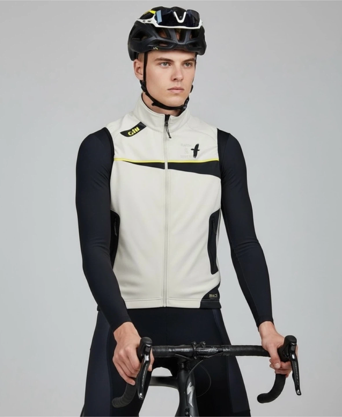 Gill Men's XL Race Collection Vest Lightweight Softshell Black Y