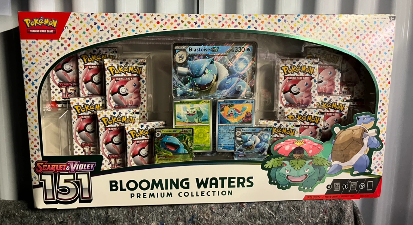 Pokemon SV 151 Blooming Waters Premium Collection Box